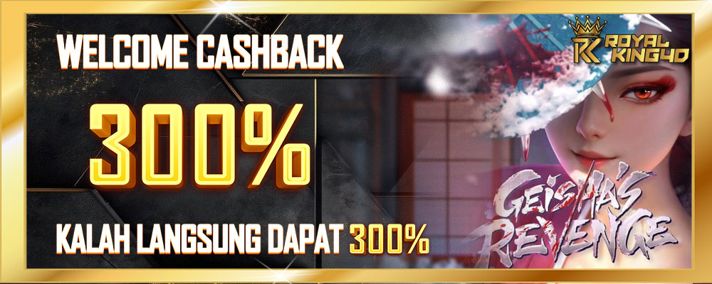 Welcome Cashback 300% TOx 25 - Kalah langsung dapa