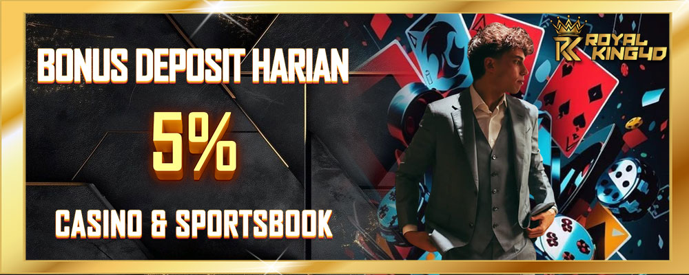 Bonus Deposit Harian 5% Sportsbook & Live Kartu