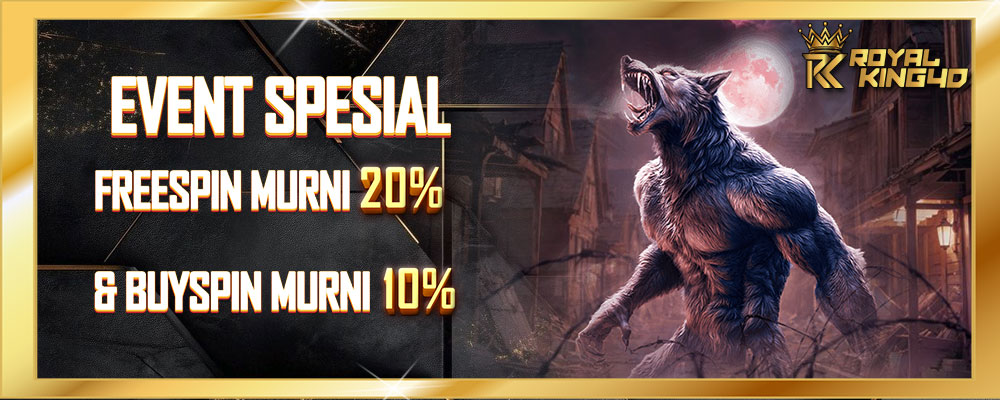 Event FREESPIN MURNI 20% & BUY FREESPIN 10%