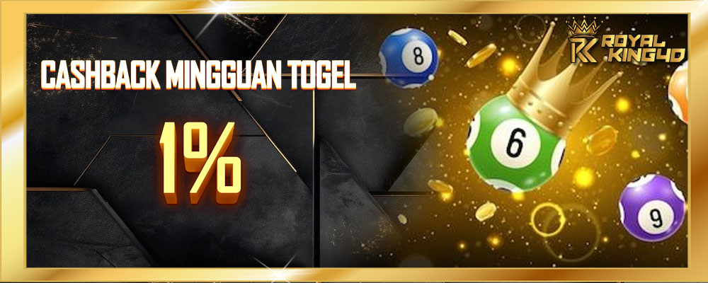 Cashback Toto 1%